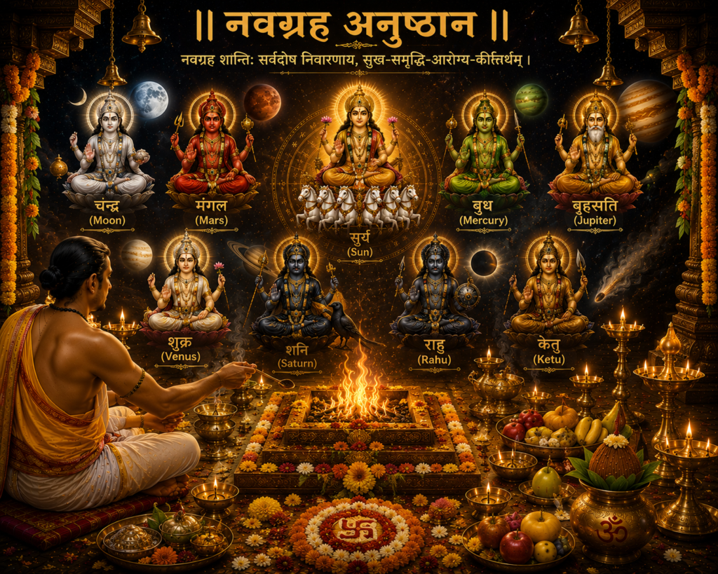 Navagraha Shanti Puja